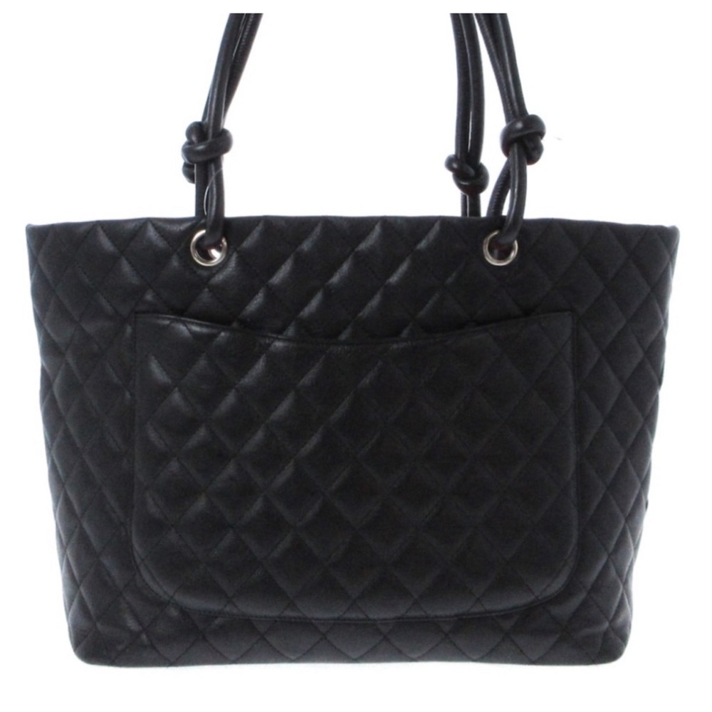 CHANEL Cambon CC large Caviar shopping tote - Picture 3 of 11